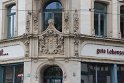 Domplatz 7 Geschäftshaus Bauplastik aus Savonnière Kalkstein Fassade Cottaer Sandstein