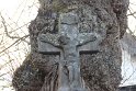 Kreuzigungssäule aus Rheinischer Basaltlava